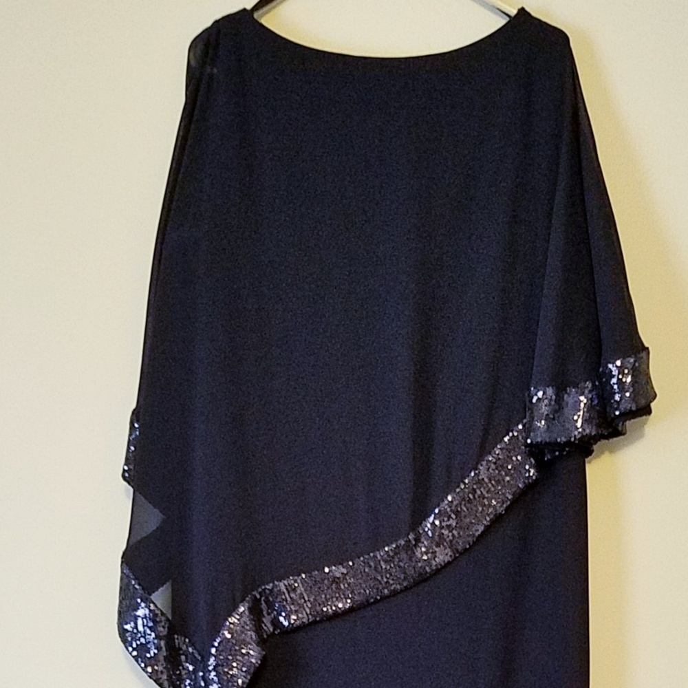 Navy Blue evening gown